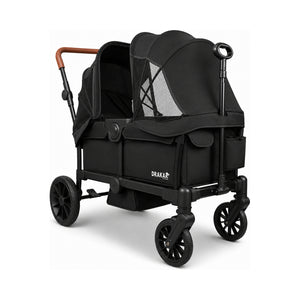 Coche y Carro de Paseo Doble Wagon Drakar Negro Bebesit
