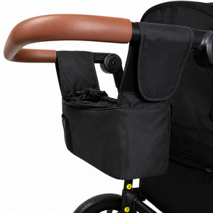 Coche y Carro de Paseo Doble Wagon Drakar Negro Bebesit