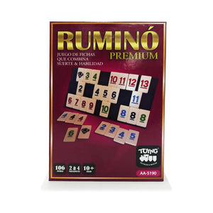 Juego de Mesa Ruminó Premium 106 Fichas Toyng