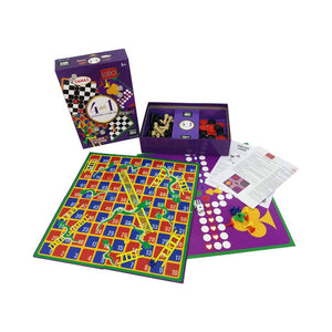 Juego de Mesa 4 en 1 Clásicos Ajedrez Damas Ludo y Escaleras Toyng