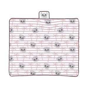 Manta Picnic Impermeable 150x180 cm Stitch Palmeras Disney