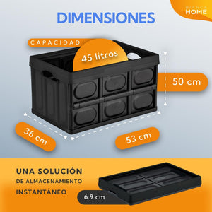 Caja Organizadora Plegable Multiuso 45L Pro Outdoor