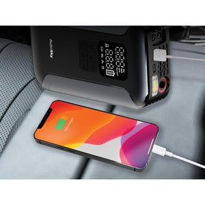 Partidor de Auto Autosky AJS-200 con Inflador 160 PSI y Power Bank