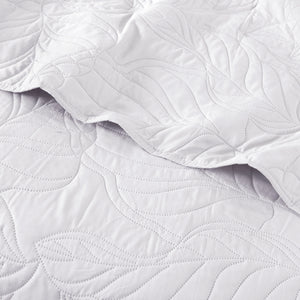 Cubrecama Quilt Portugal 2 Plazas Blanco con Fundas Mashini