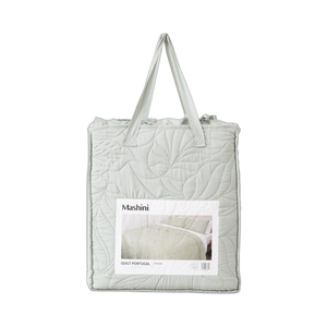 Cubrecama Quilt Portugal Super King Verde con Fundas Mashini