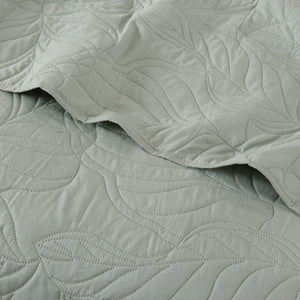 Cubrecama Quilt Portugal Super King Verde con Fundas Mashini