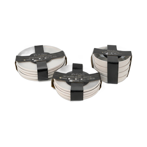 Set Vajilla 12 Piezas Platos Base, Pan y Hondos Porto Cervo Blanco Doral