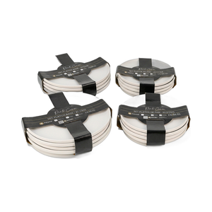 Set Vajilla 16 Piezas Platos Base y Pan Porto Cervo Blanco Doral