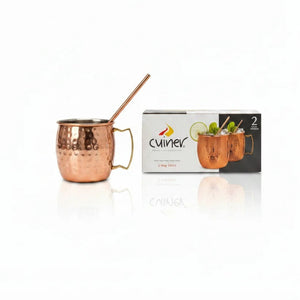 Set 2 Mugs Moscow Mule 500 ml Recto Cobre Cuiner
