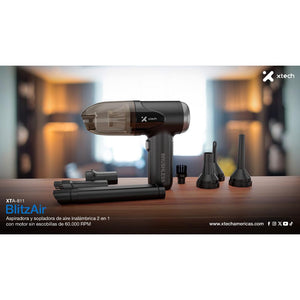 Aspiradora Sopladora Inalámbrica 2 en 1 Xtech BlitzAir XTA-811