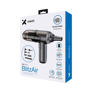 Aspiradora Sopladora Inalámbrica 2 en 1 Xtech BlitzAir XTA-811