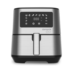 Freidora de Aire Digital 5 Lt Acero Inoxidable Aiwa AW-FT5017