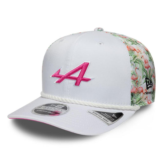 Jockey Fórmula 1 Alpine Team Miami 9Seventy Blanco Rosa New Era
