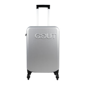 Maleta Cabina Gout Plegable Ultra Compacta Gris Claro
