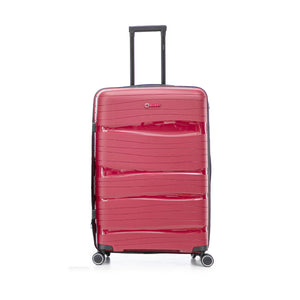 Combo 1 Maleta Kippi Wavy Roja S + 1 Bolso Duffel Saxoline Lila