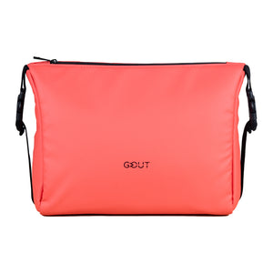 Combo Mochila Viaje Viral Cabina Avión 40L Black y Estuche Organizador. Neceser Broches 27cm x 13cm. Gout Coral