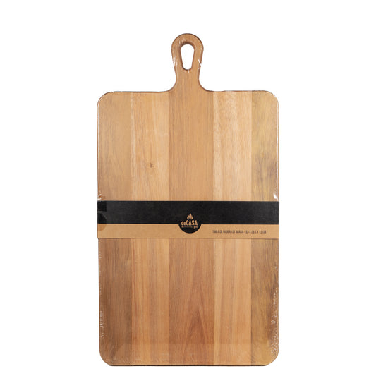 Tabla Madera Acacia Con Mango