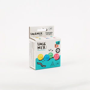 Combo Imablock Tobogán 100 Piezas + Imanix Led 4 Balls