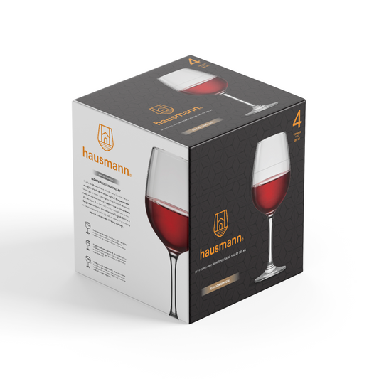 Combo Set 4 Copas de Vino 585 ml + Set 4 Copas de Cóctel 620 ml Hausmann