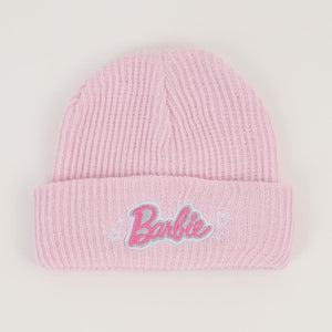 Combo Lluvia Niña: Impermeable Gris Cara Minnie + Gorro Logo Barbie