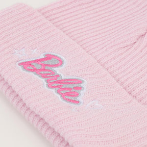 Combo Lluvia Niña: Impermeable Gris Cara Minnie + Gorro Logo Barbie