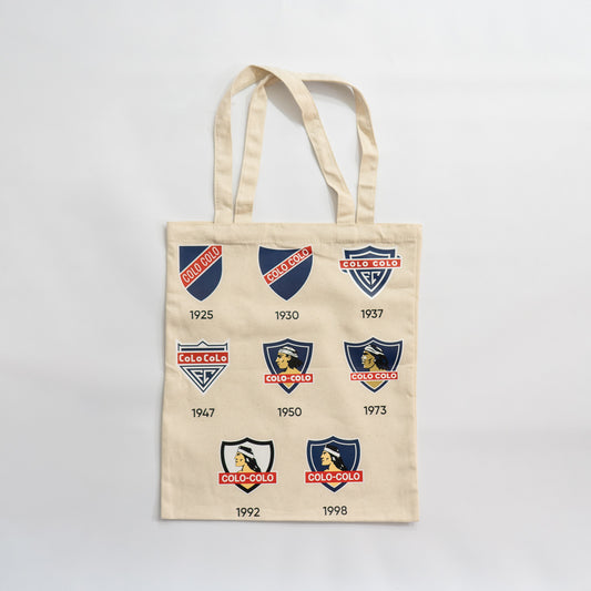 Bolsa de Género Colo Colo Blanco Emblemas