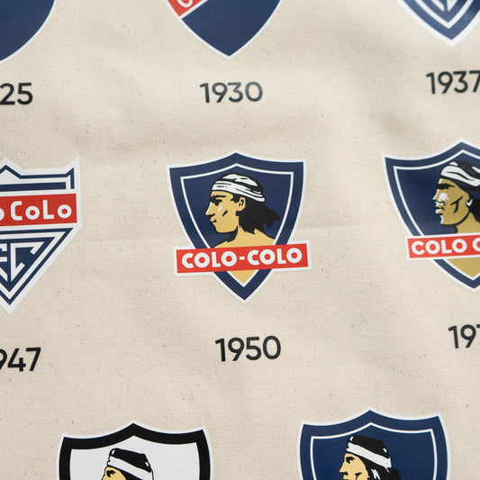 Bolsa de Género Colo Colo Blanco Emblemas