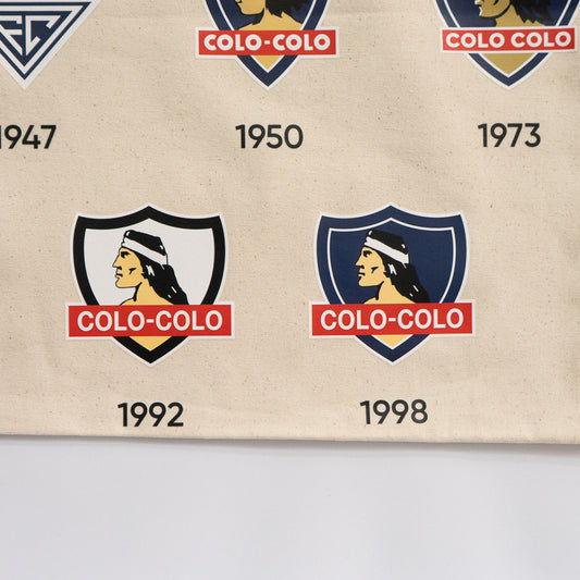 Bolsa de Género Colo Colo Blanco Emblemas