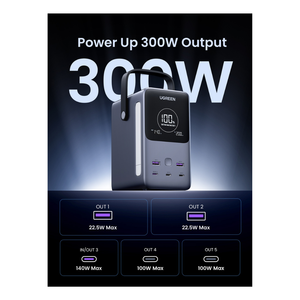 Power Bank 48.000mAh 300W Carga Rápida PD3.1 UGREEN