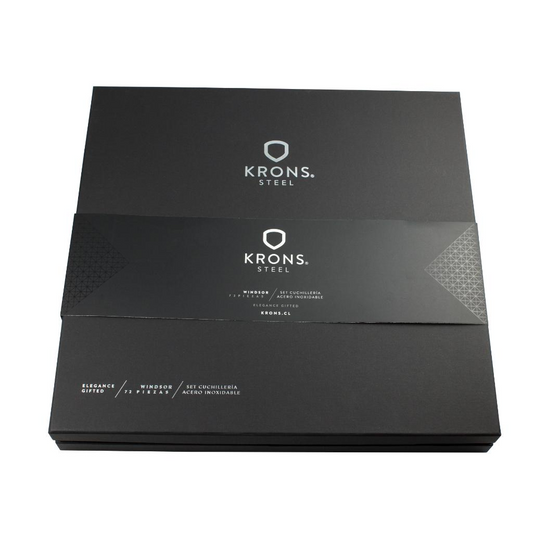 Set Cubiertos 72 Piezas Hard Box Windsor