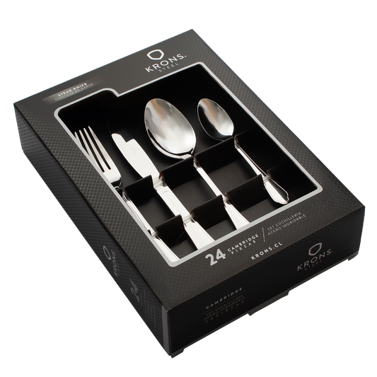 Set Cubiertos 24 Piezas Carne Cambridge