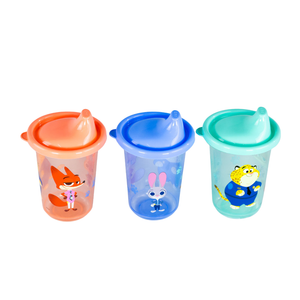 Set 3 Vasos Reusables Zootopia
