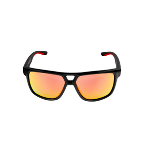 Lente De Sol Chaleco Storm Black Matte Rojo