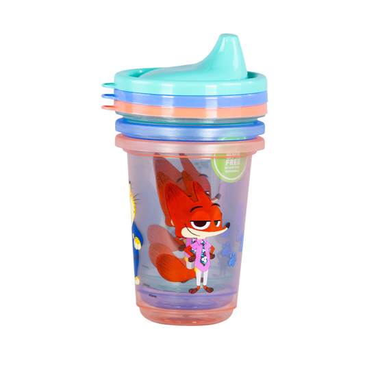 Set 3 Vasos Reusables Zootopia