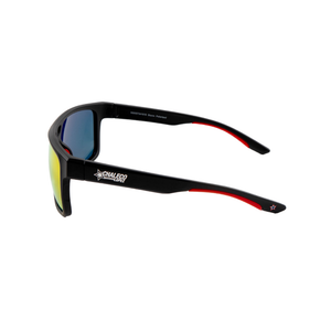 Lente De Sol Chaleco Storm Black Matte Rojo