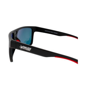 Lente De Sol Chaleco Storm Black Matte Rojo