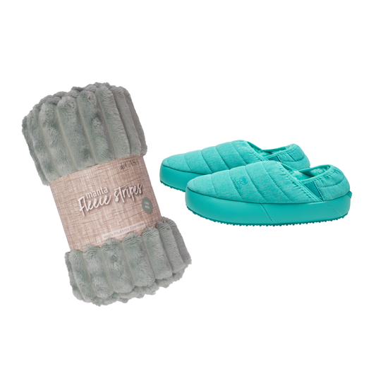Combo Invierno: Pantuflas + Manta