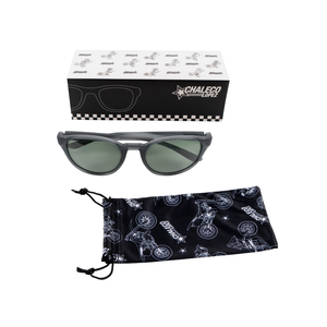 Lente De Sol Chaleco Thierry Grey Smoke Verde