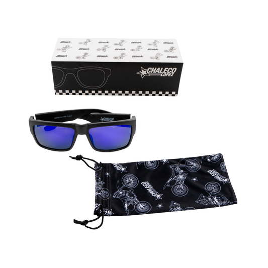 Lente De Sol Chaleco Dakar Black Matte Morado