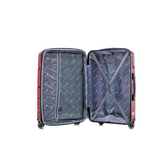 Maleta Kippi (L) Ultra Resistente. Expandible Wavy Rojo