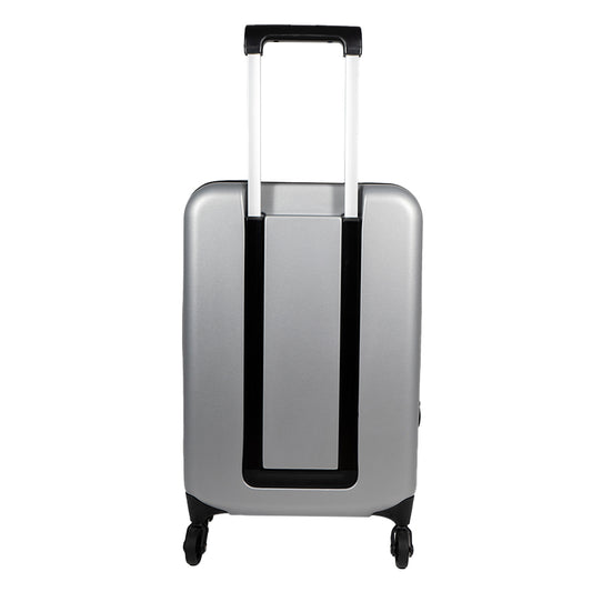 Maleta Cabina. Expandible-Plegable. Ultra Compacta Gris Claro