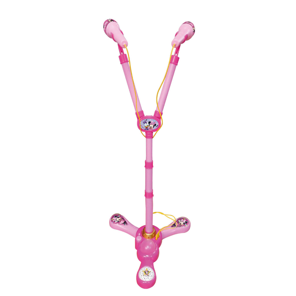 Set Microfonos Con Pedestal Minnie Disney