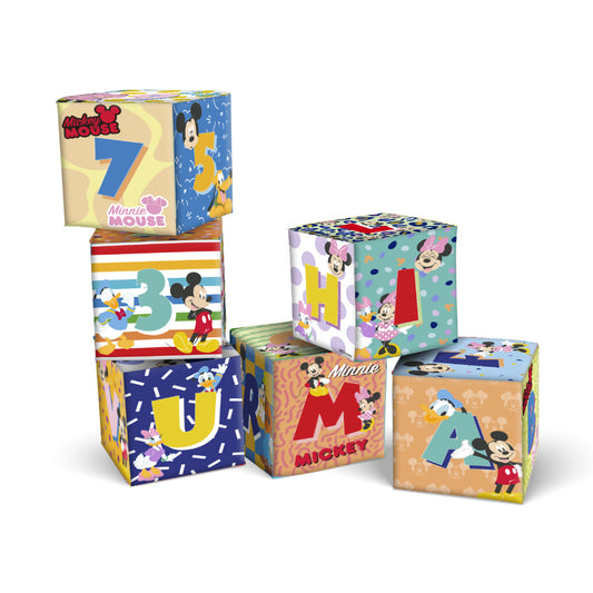 Cubo Soft Letras Y Numeros Disney Baby