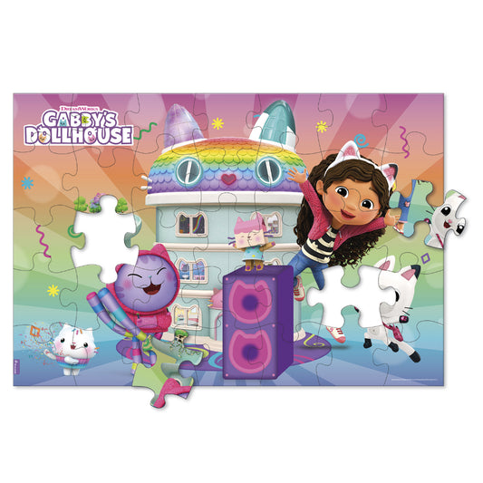 Puzzle 35 Piezas 2 En 1 Para Colorear