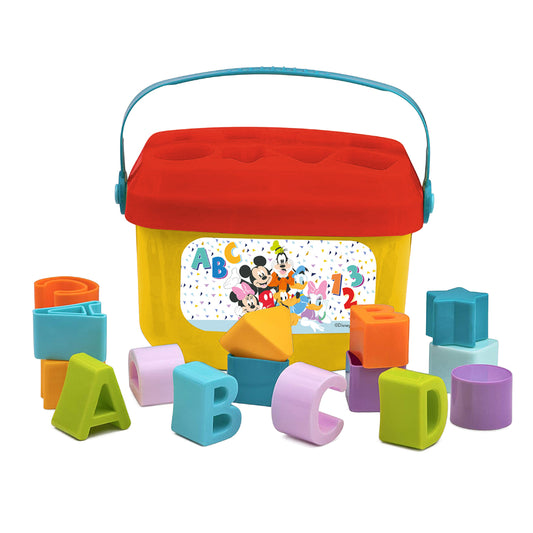 Juego De Encajes Formas Y Letras 16 Bloques Disney Baby