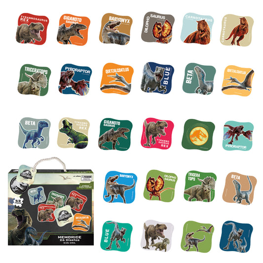 Memorice 52 Pcs Jurassic World