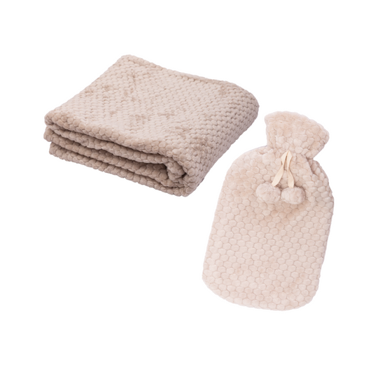 Combo de Manta + Guatero Beige