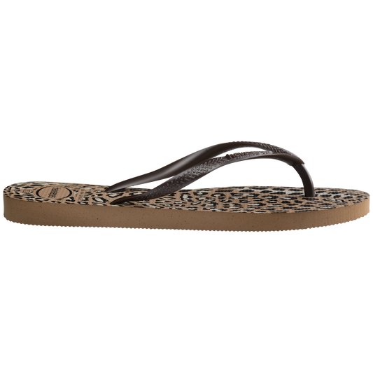 Sandalia Mujer Slim Animal Print Havaiana Cafe