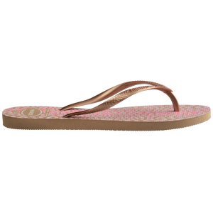 Sandalia Mujer Slim Animal Havaiana Rosa