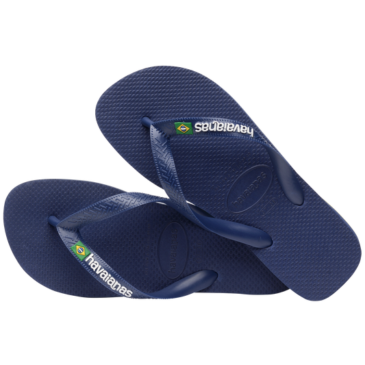Sandalia Hombre Brasil Havaiana Azul Marino